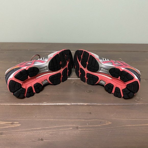 ASICS Gel Nimbus 15 Women’s Size 5.5 T3B5N Gray/Pink/Orange Running Shoes - Used - Picture 5 of 5